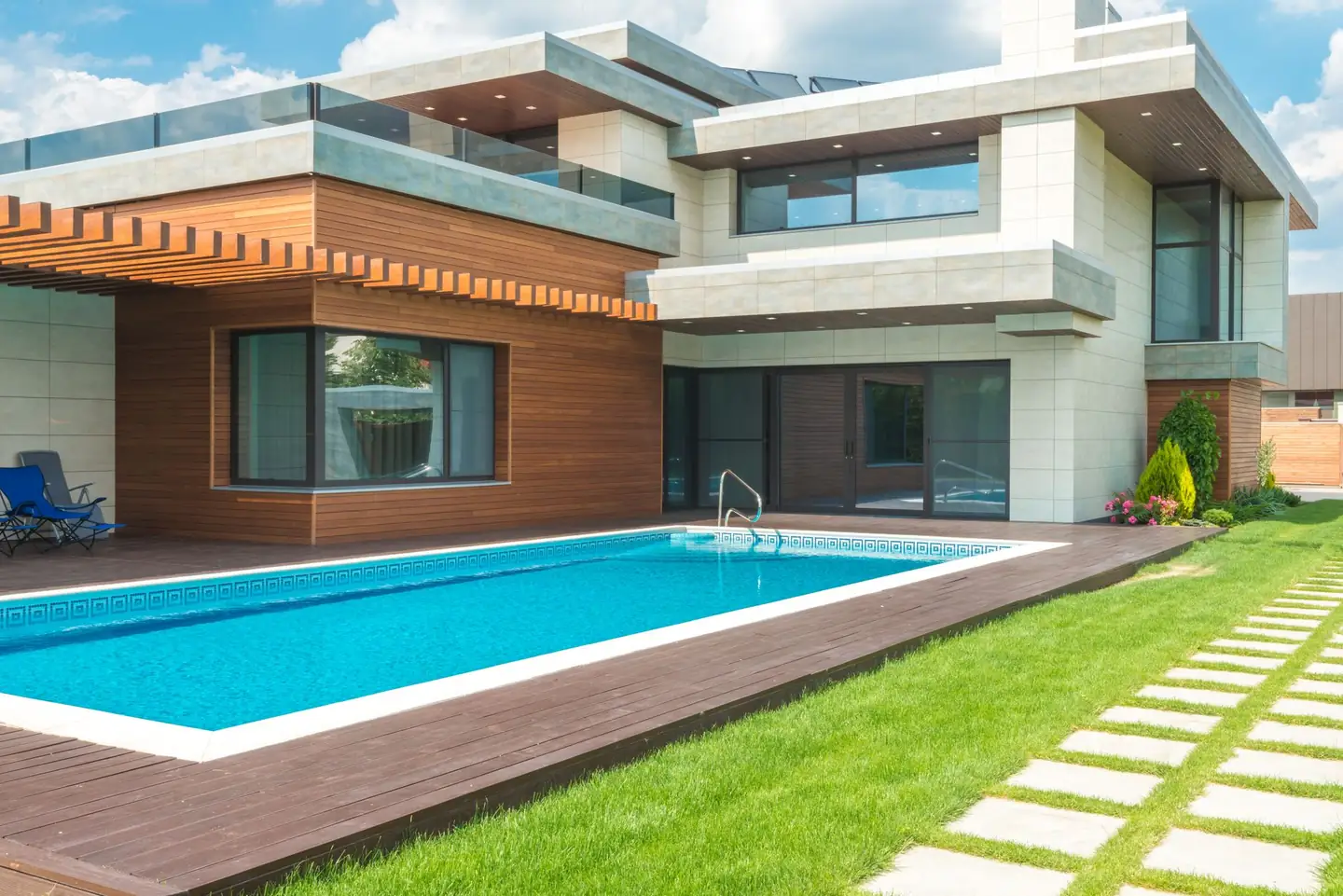 Swimming pool built in Point Clare, NSW